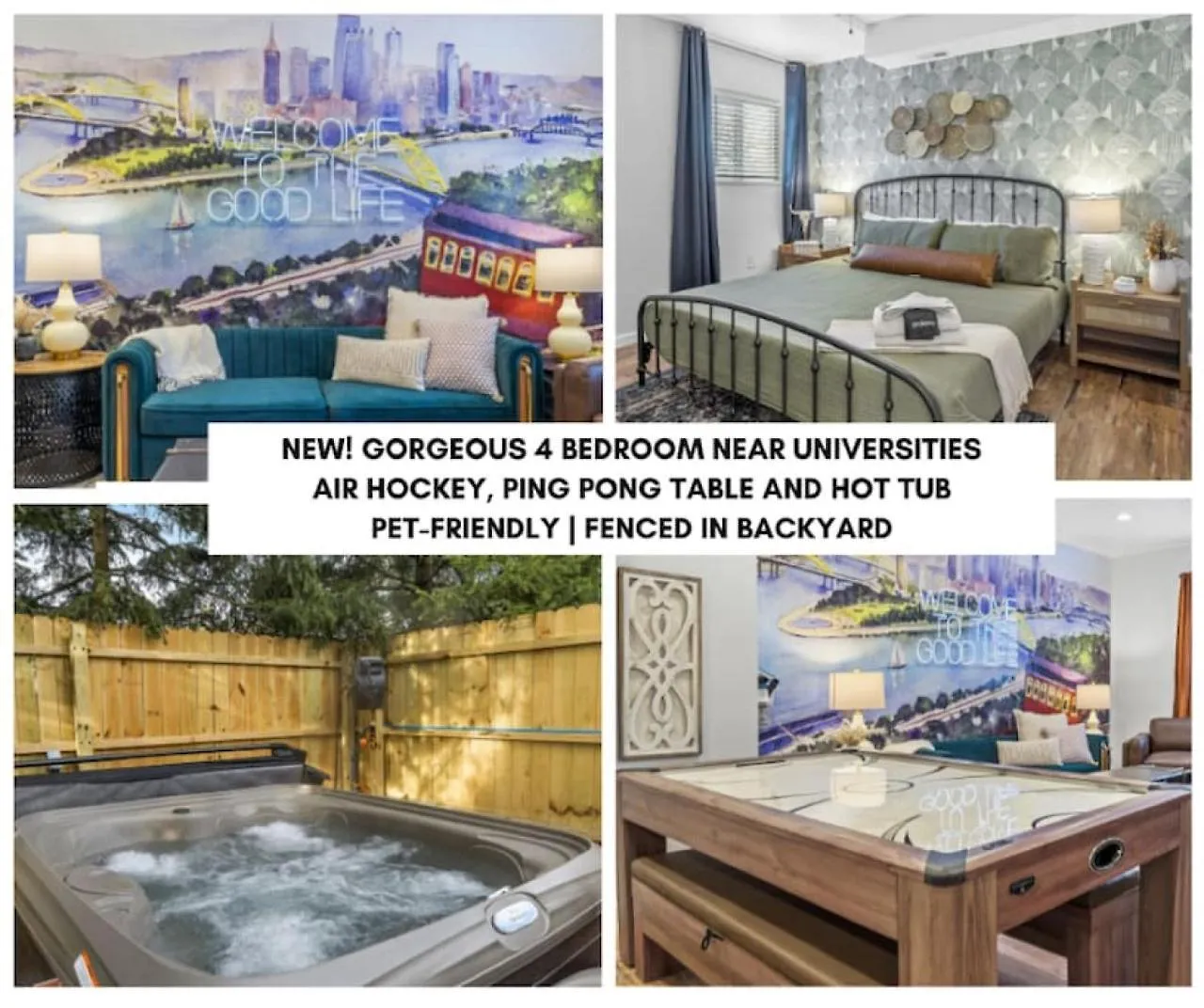 New Gorgeous 4Bd Near Universities Hot Tub Games Питтсбург